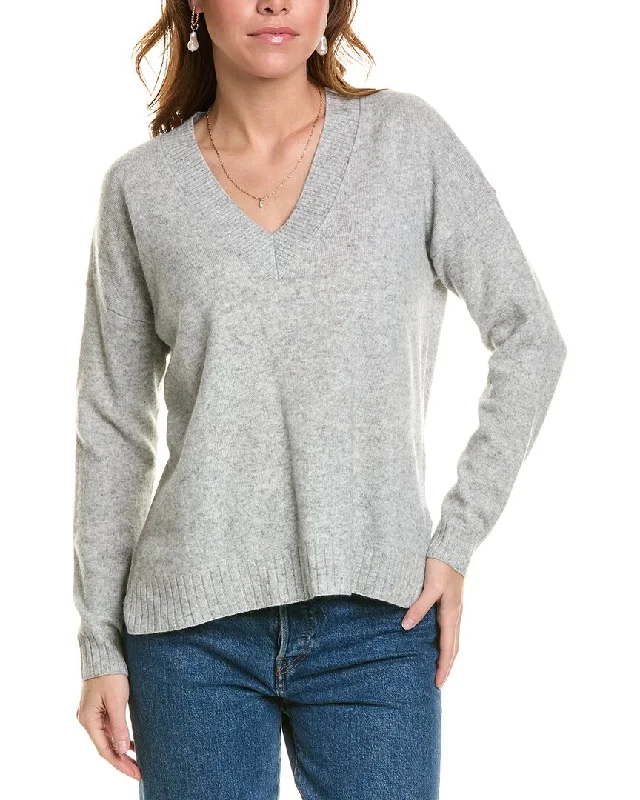Weekend Deals That Wow Minnie Rose High-Low Cashmere Sweater