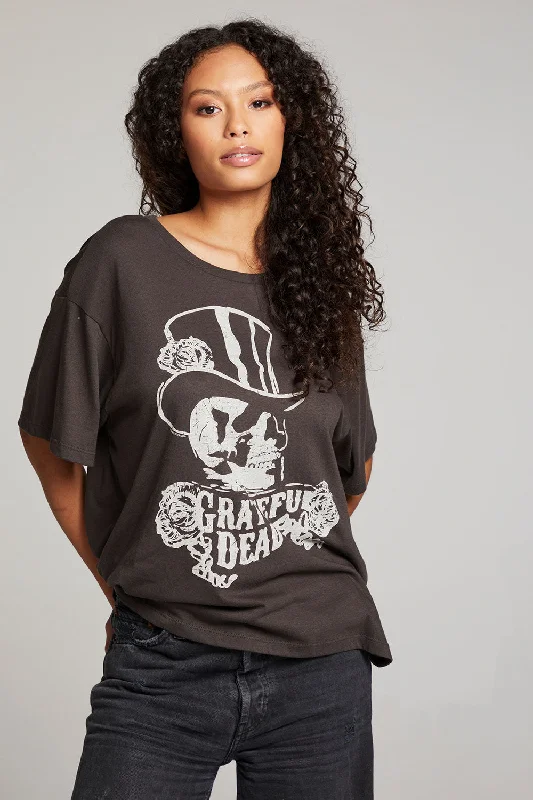 Special Discount Grateful Dead Top Hat Skull Tee