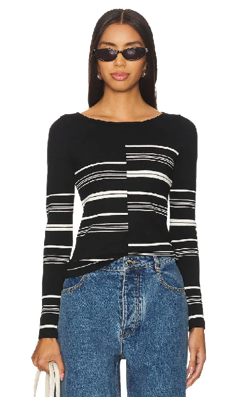 Massive Deals Joanne Sweater Black Multi