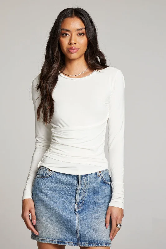 Low Prices Crime White Long Sleeve