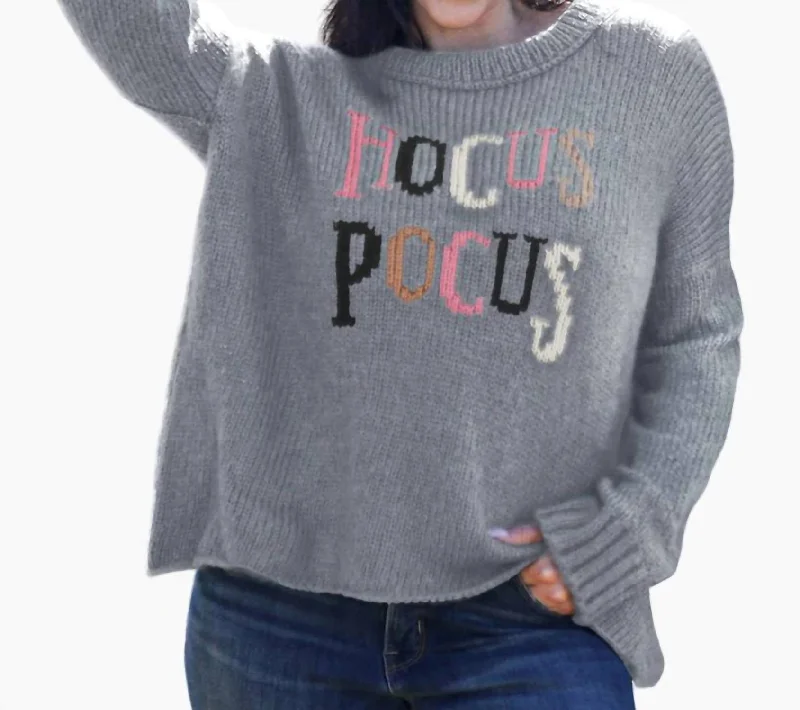 Weekend Specials to Indulge In Hocus Pocus Sweater In Silverstone Multi